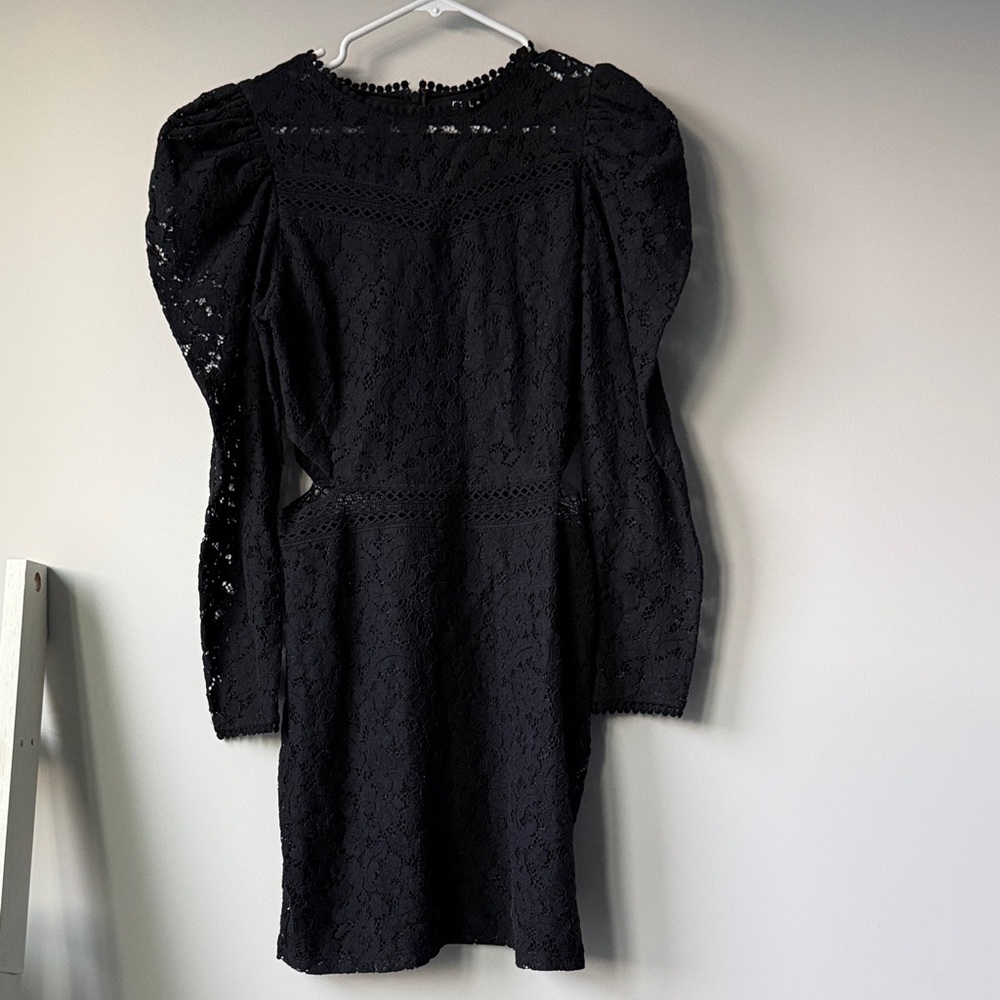 Elegant Black Lace Dress